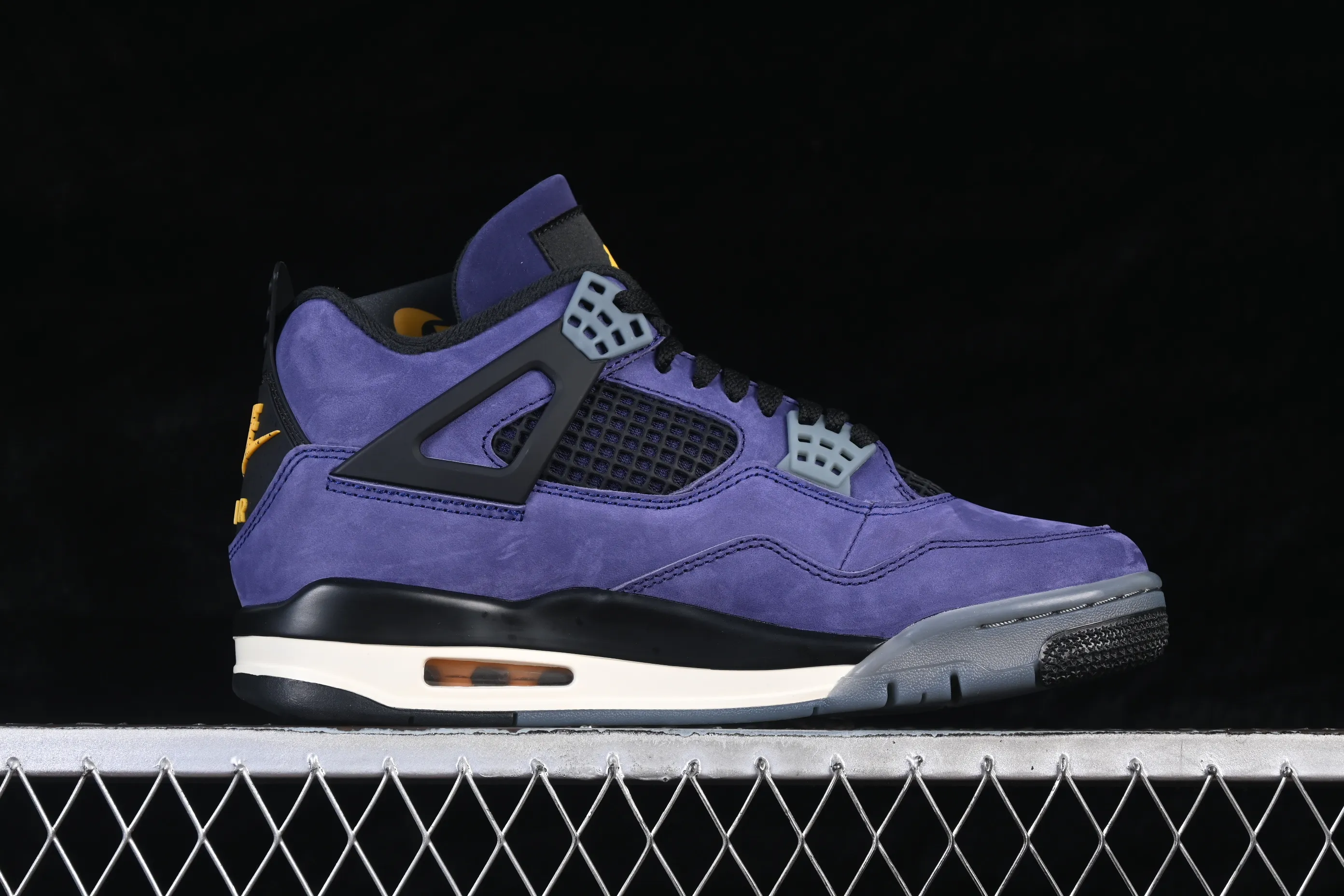 All categories Air Jordan Jordan series basketball shoes Air Jordan 4 OG version Air Jordan 4 Retro "Lakers" AJ4 Joe 4 Lakers Purple Gold FV5029-500